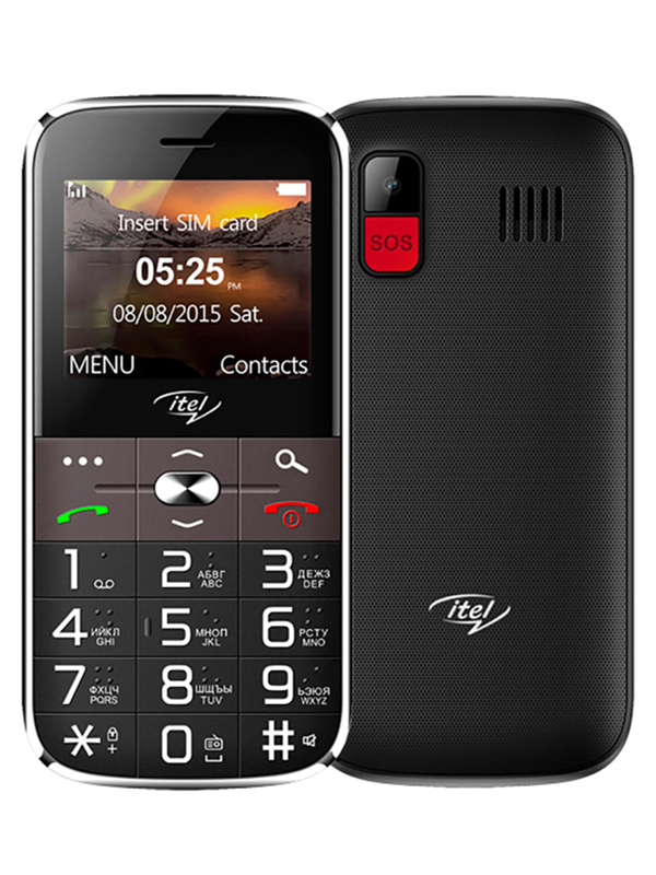 Сотовый телефон itel IT2590 DS Black ITL-IT2590-BK Выгодный набор + серт. 200Р!!!