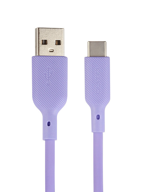 

Аксессуар Qumo USB-A - Type-C 1m Purple 32961, 32961