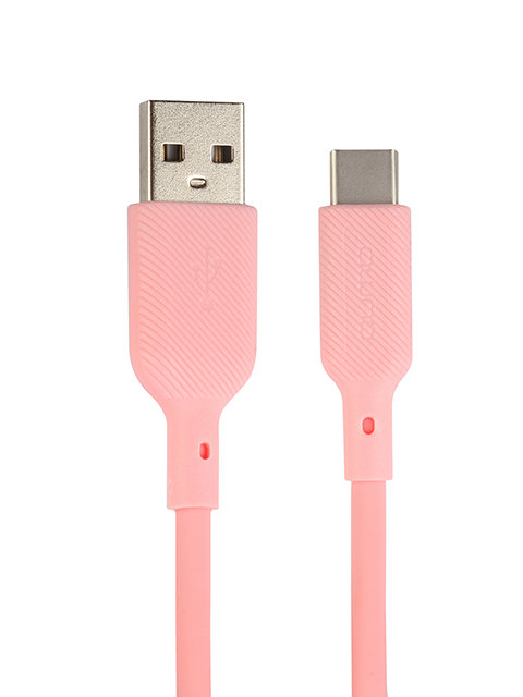 

Аксессуар Qumo USB-A - Type-C 1m Pink 32959, 32959