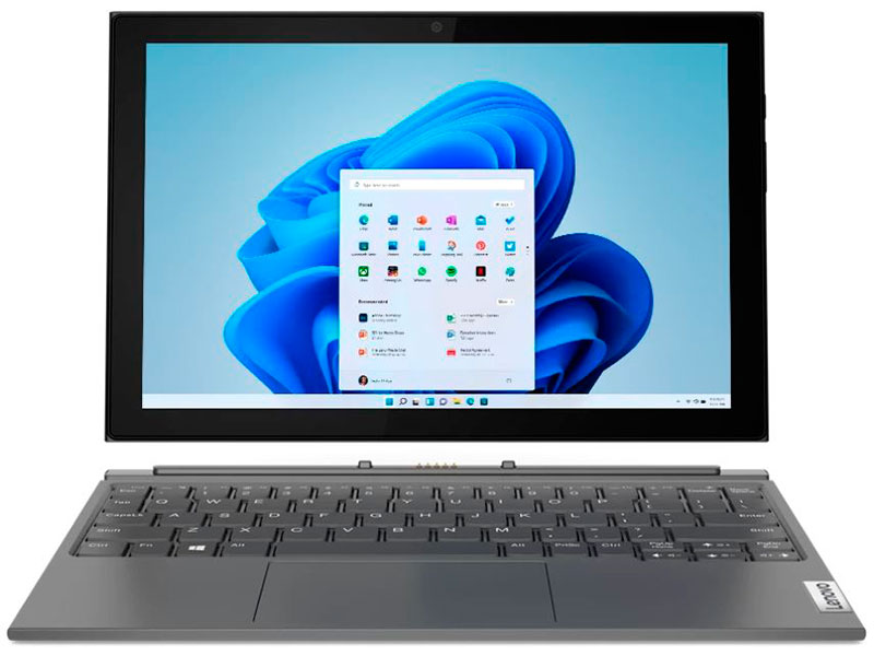 

Ноутбук Lenovo IdeaPad Duet 3 10IGL5 82AT00HKRU (Intel Pentium N5030 1.1GHz/8192Mb/128Gb/No ODD/Intel HD Graphics/Wi-Fi/Bluetooth/Cam/10.3/1920x1200/Touchscreen/Windows 11 64-bit), 82AT00HKRU