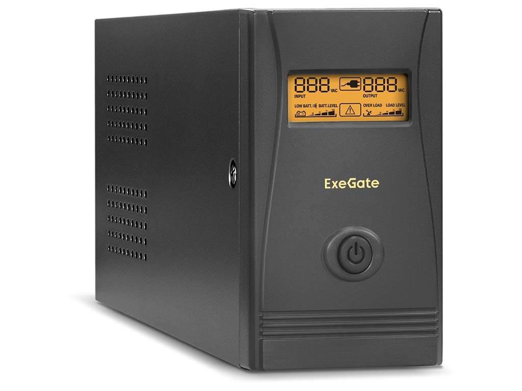 Источник бесперебойного питания ExeGate Power Smart ULB-850.LCD.AVR.EURO.RJ EP285479RUS