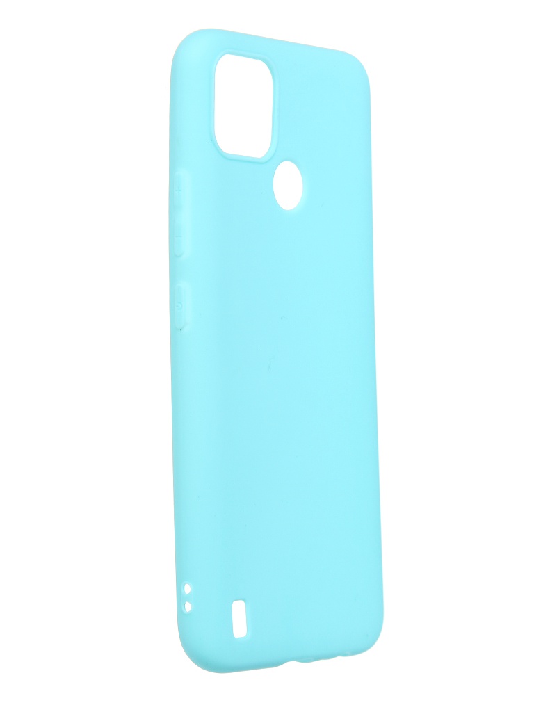 Чехол Pero для Realme C21Y Soft Touch Turquoise CC1C-0102-TY