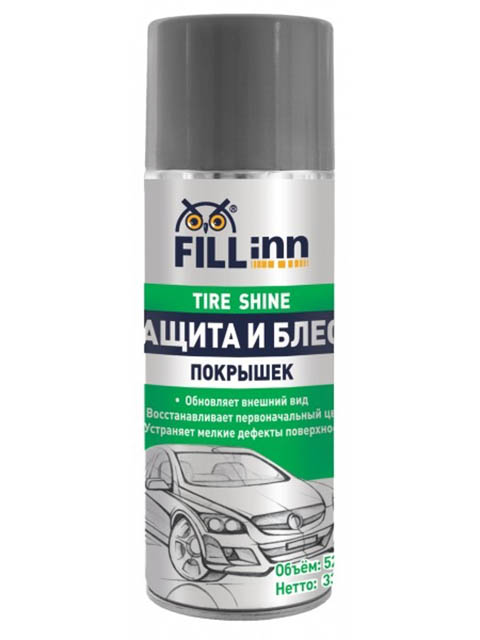 фото Защита и блеск покрышек fillinn 520ml fl064