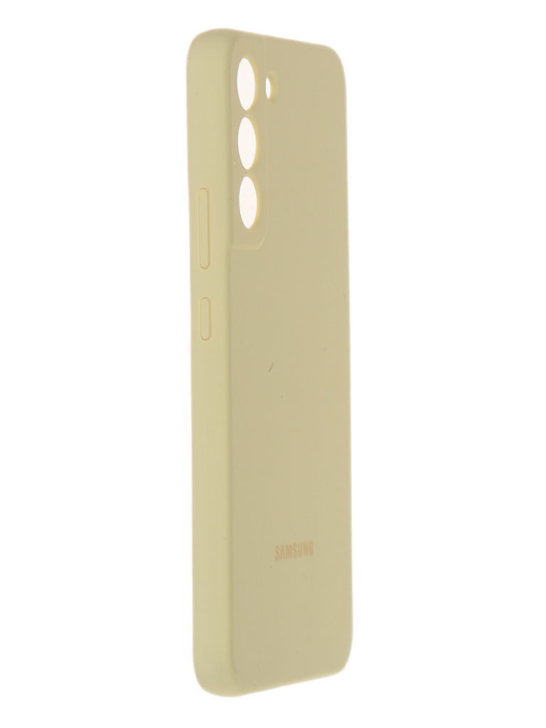 фото Чехол для samsung s22+ silicone cover butter yellow ef-ps906tyegru