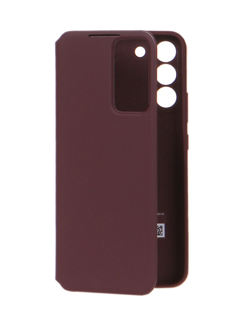 фото Чехол для samsung galaxy s22 plus smart led view cover burgundy ef-zs906ceegru