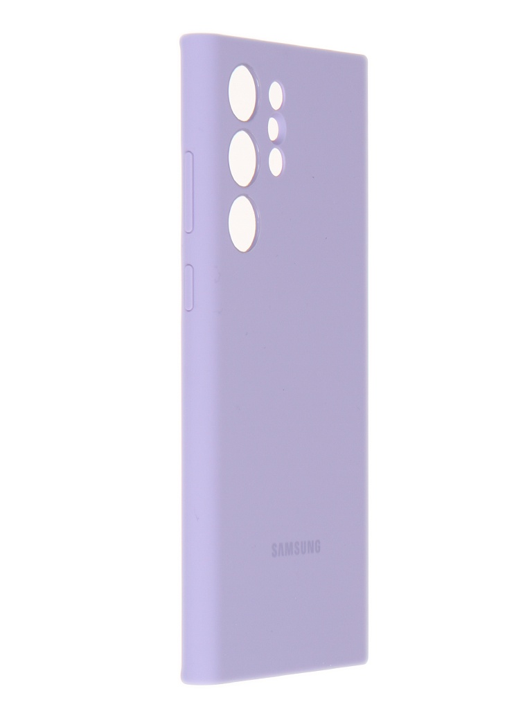 фото Чехол для samsung galaxy s22 ultra silicone cover fresh lavender ef-ps908tvegru