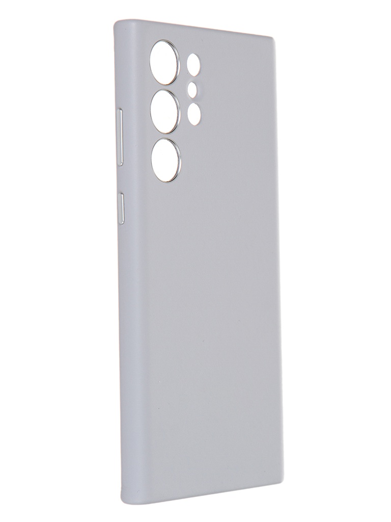 Чехол для Samsung Galaxy S22 Ultra Leather Cover Light Grey EF-VS908LJEGRU