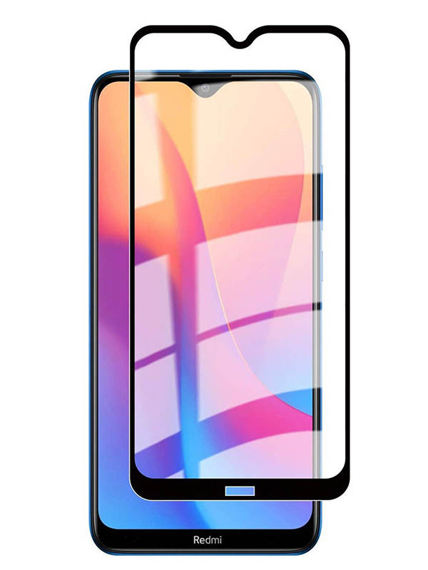 фото Защитное стекло luazon для xiaomi redmi 8/8a 9d full glue 0.33mm black 5084185