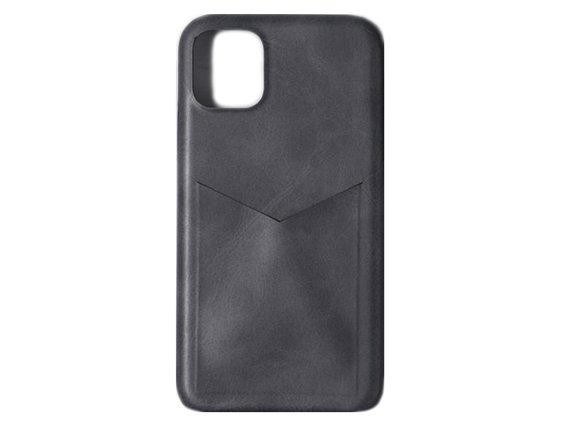 фото Чехол luazon для apple iphone 12 mini leatherette с отсеком под карты black 5864454