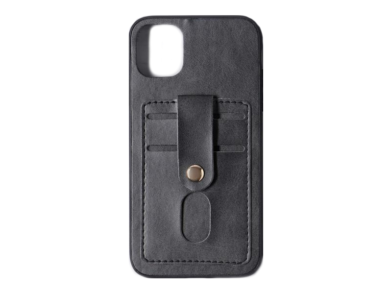 фото Чехол luazon для apple iphone 11 pro leatherette с отсеком под карты black 5864433