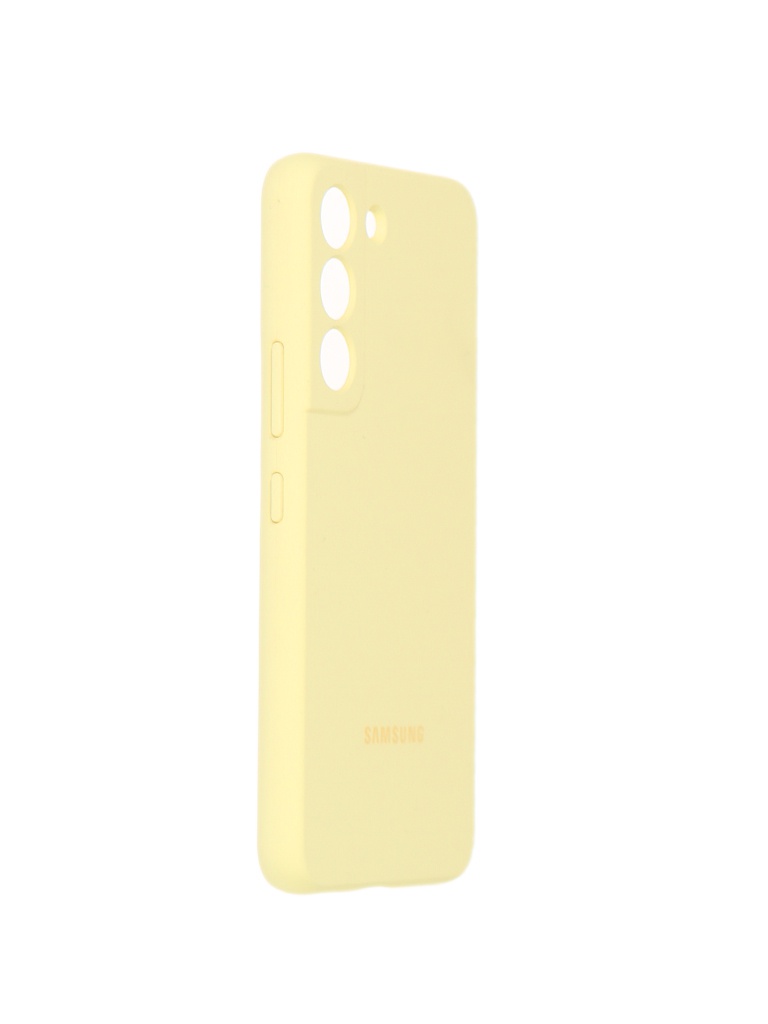 фото Чехол для samsung s22 silicone cover butter yellow ef-ps901tyegru