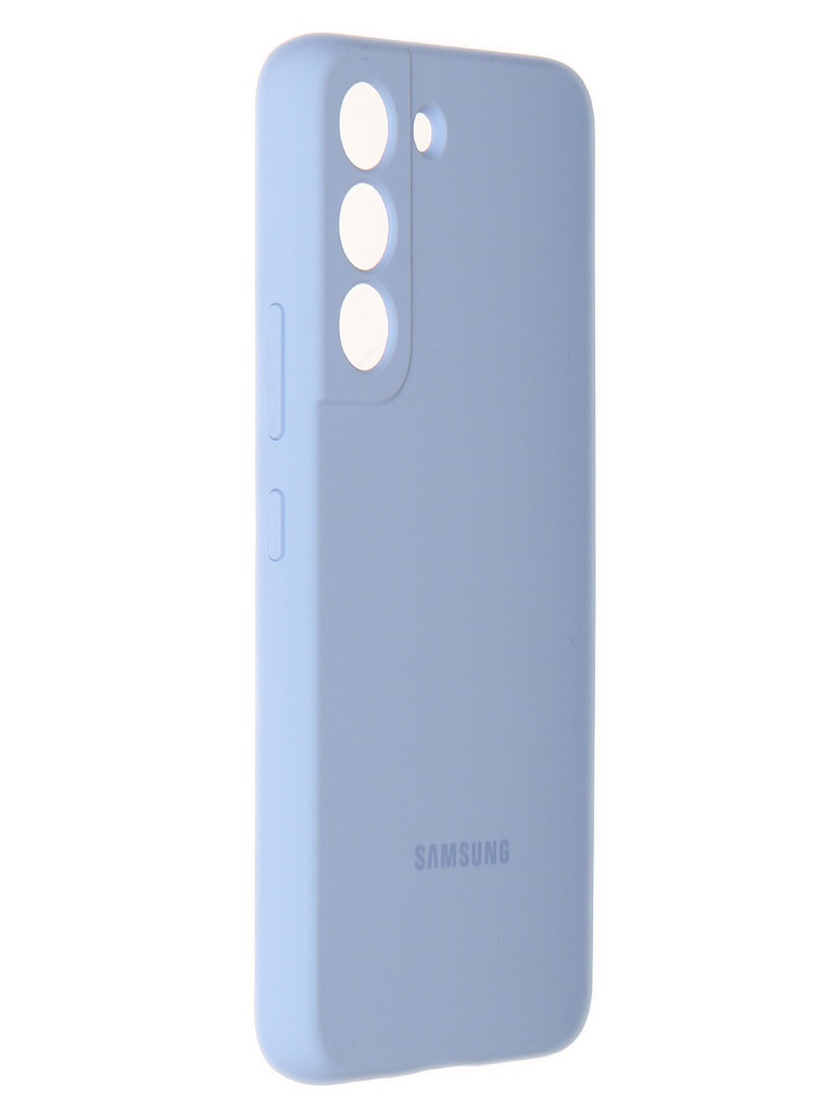 фото Чехол для samsung s22 silicone cover artic blue ef-ps901tlegru