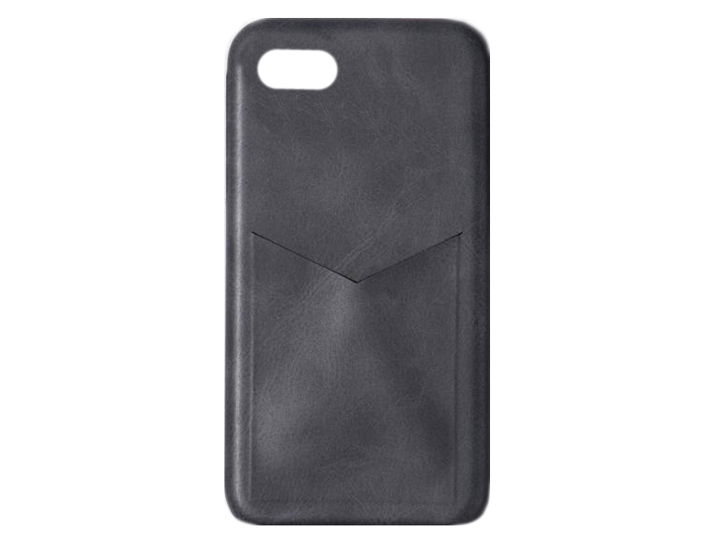 фото Чехол luazon для apple iphone 7 / 8 / se 2020 leatherette с отсеком под карты black 5864448