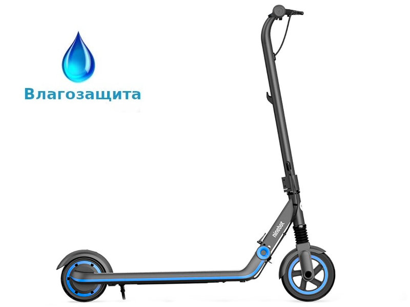 Электросамокат Ninebot By Segway eKickScooter Zing E10 Black с влагозащитой