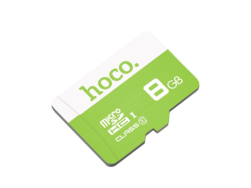 фото Карта памяти 8-gb - hoco micro secure digital class 10 green 6957531085799