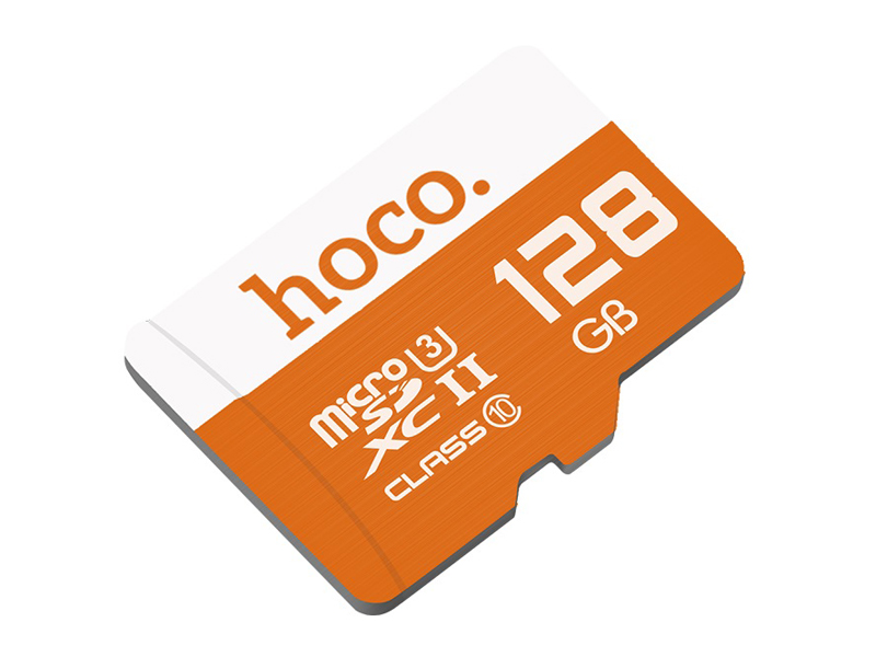 фото Карта памяти 128gb - hoco micro secure digital class 10 orange 6957531090366