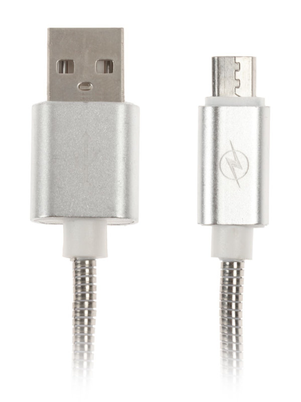 

Аксессуар Luazon micro USB - USB 1m Silver 2360706, 2360706
