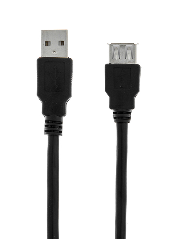 

Аксессуар Luazon CAB-5 USB A/M - USB A/F 1.5m Black 1509721, CAB-5