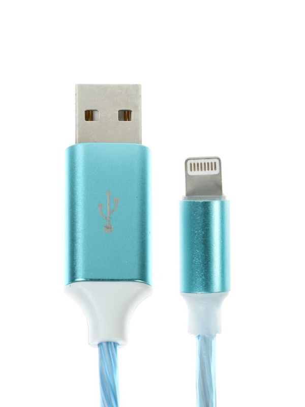 Аксессуар Luazon Lightning - USB 1m Blue 7129828