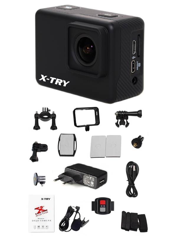 Экшн-камера X-Try XTC392 EMR Real 4K WiFi Power ХТС392