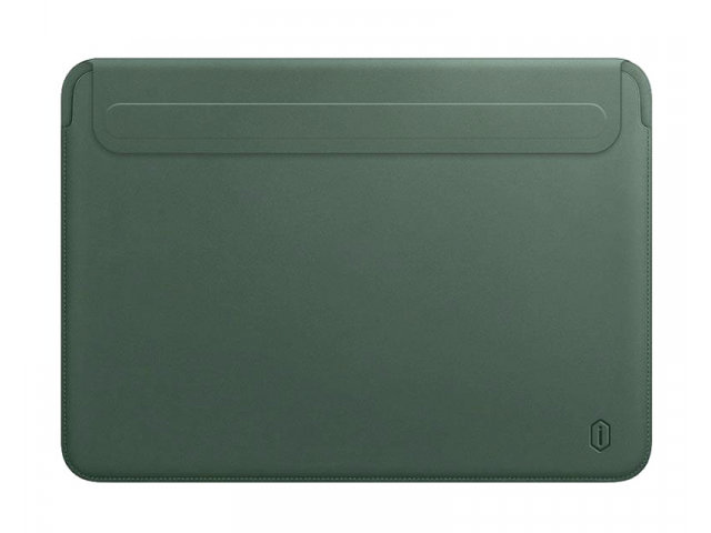 Аксессуар Чехол Wiwu для APPLE MacBook Pro 13 / Air 13 2018 Skin New Pro 2 Leather Sleeve Green 6973218931241