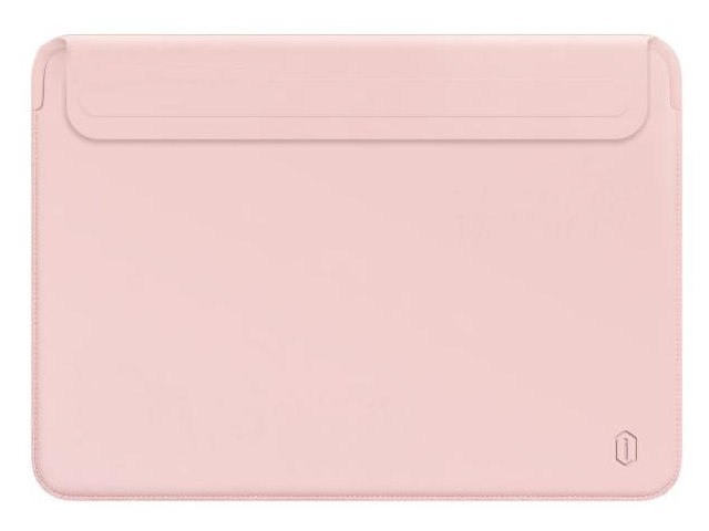 Аксессуар Чехол Wiwu для APPLE MacBook Pro 13 / Air 13 2018 Skin New Pro 2 Leather Sleeve Pink 6973218931289
