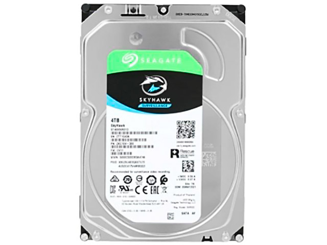 фото Жесткий диск seagate skyhawk 4tb st4000vx013 выгодный набор + серт. 200р!!!