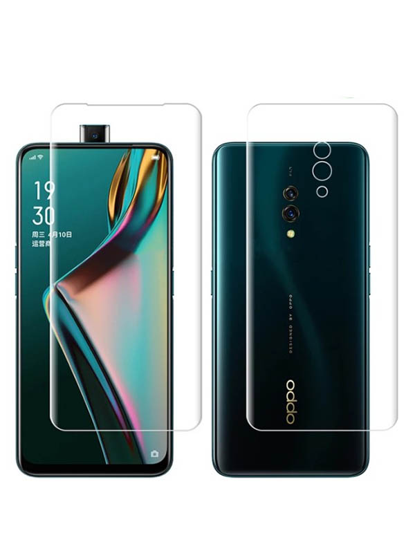 Гидрогелевая пленка LuxCase для Oppo K3 0.14mm Front and Back Transparent 87669 гидрогелевая пленка luxcase для oppo a1 0 14mm front transparent 86871