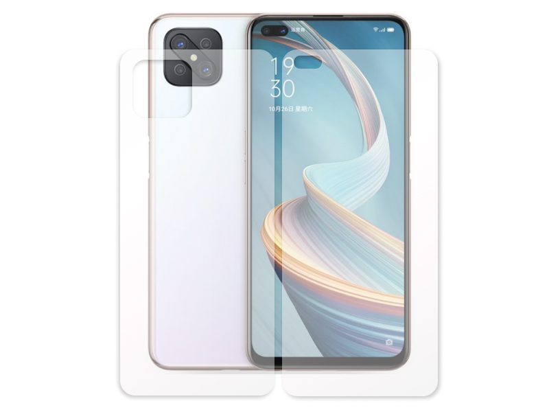 Гидрогелевая пленка LuxCase для Oppo A92s 0.14mm Front and Back Transparent 87653 гидрогелевая пленка luxcase для oppo a15s 0 14mm front transparent 86551