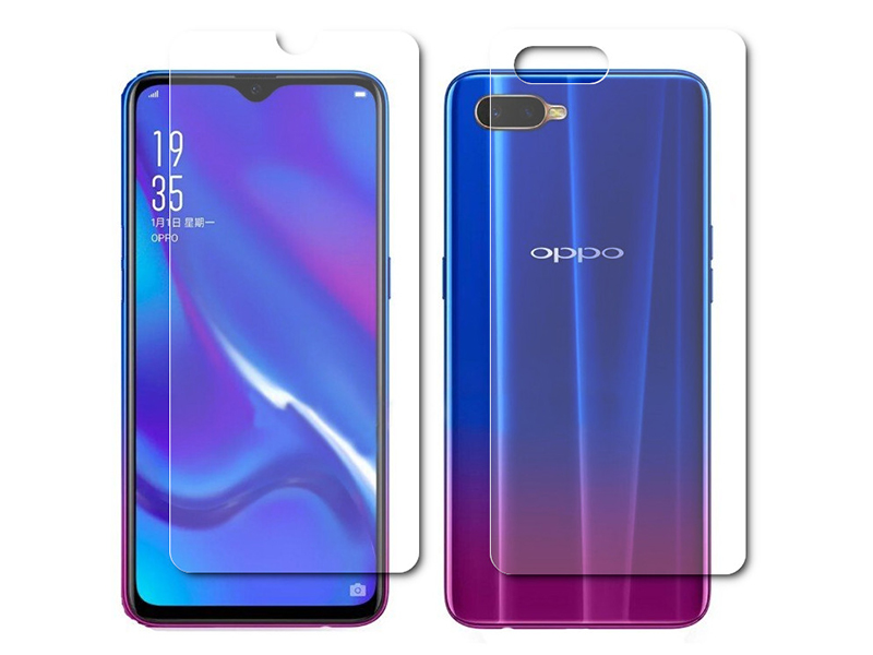 LuxCase Гидрогелевая пленка для Oppo K1 0.14mm Front and Back Transparent 87667 911708