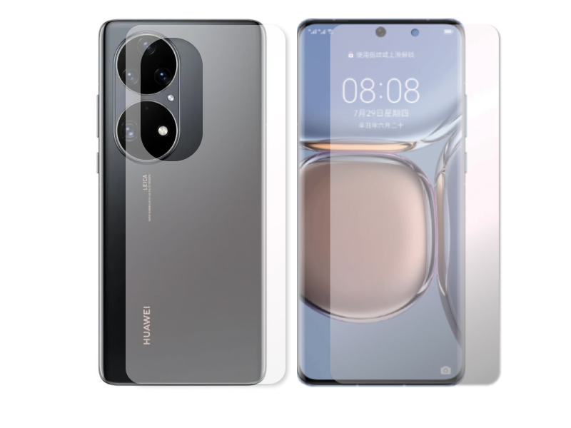 Гидрогелевая пленка LuxCase для Huawei P50 0.14mm Front and Back Matte 89956