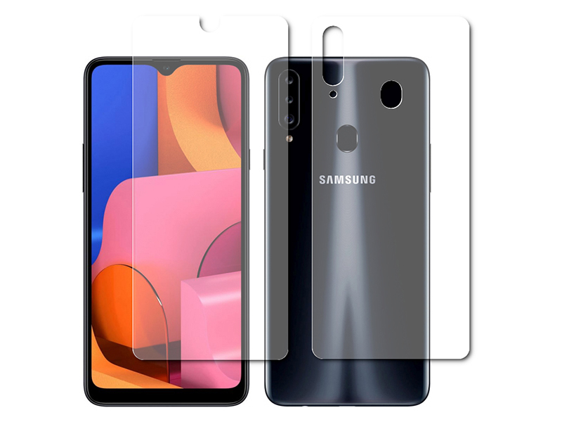   LuxCase  Samsung Galaxy A20s 0.14mm Matte Front and Back 87099