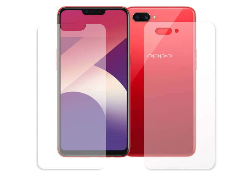 цена Гидрогелевая пленка LuxCase для Oppo A3s 0.14mm Front and Back Transparent 86976