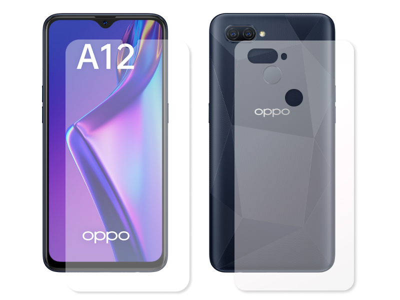 Гидрогелевая пленка LuxCase для Oppo A12 0.14mm Front and Back Transparent 86974 защитная пленка luxcase для oppo a32 0 14mm front transparent 86878