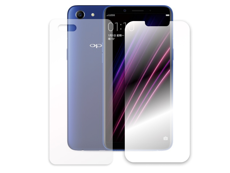   LuxCase  Oppo A1 0.14mm Front and Back Transparent 86972