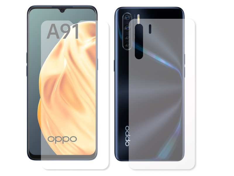 Гидрогелевая пленка LuxCase для Oppo A91 0.14mm Front and Back Transparent 86971 гидрогелевая пленка luxcase для samsung galaxy s7 edge back 0 14mm transparent 86074