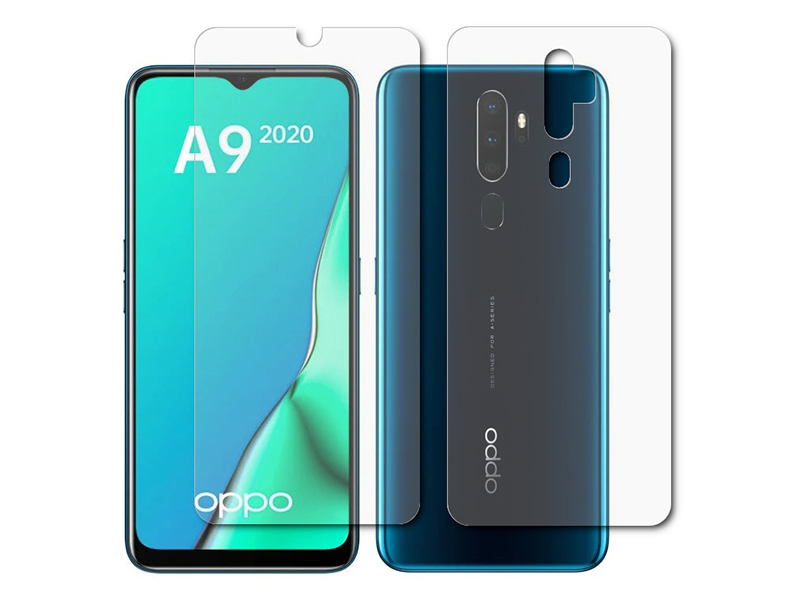 Гидрогелевая пленка LuxCase для Oppo A9 2020 0.14mm Front and Back Transparent 86970