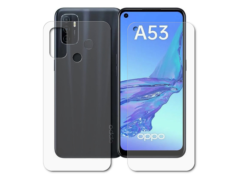 Гидрогелевая пленка LuxCase для Oppo A53 0.14mm Front and Back Transparent 86968 гидрогелевая пленка luxcase для xiaomi redmi 5 plus 0 14mm front and back transparent 86936