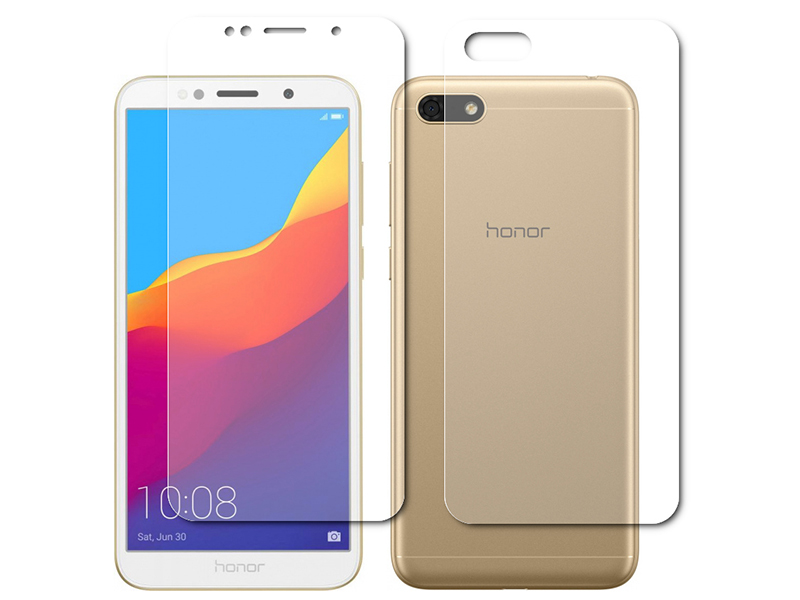 Гидрогелевая пленка LuxCase для Honor 7A 0.14mm Front and Back Transparent 86965 гидрогелевая пленка luxcase для honor v9 play 0 14mm matte front and back 87609