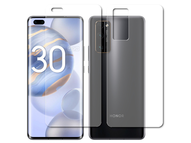 

Гидрогелевая пленка LuxCase для Honor 30 Pro Plus 0.14mm Front and Back Transparent 86962, Honor 30 Pro Plus