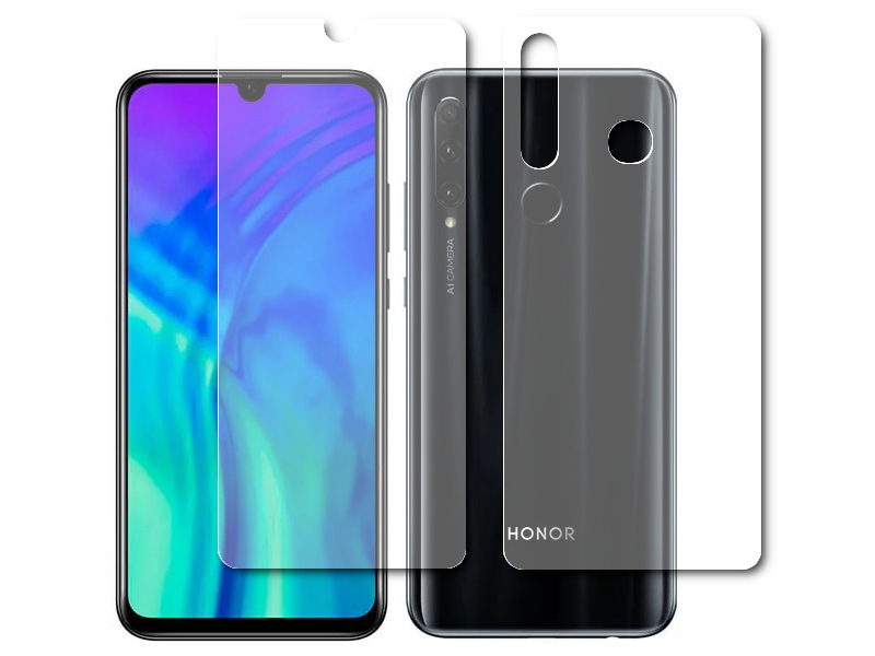 Гидрогелевая пленка LuxCase для Honor 20i 0.14mm Front and Back Transparent 86956 гидрогелевая пленка luxcase для honor 9a 0 14mm front transparent 86849