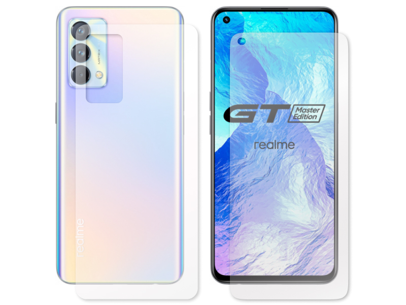 Гидрогелевая пленка LuxCase для Realme GT Master Edition 0.14mm Transparent Front and Back 89827