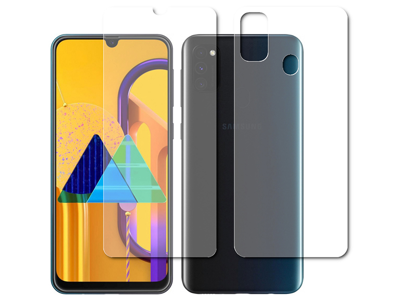 Гидрогелевая пленка LuxCase для Samsung Galaxy M30S 0.14mm Front and Back Transparent 86889 гидрогелевая пленка luxcase для samsung galaxy s21 fe 0 14mm transparent front 89800