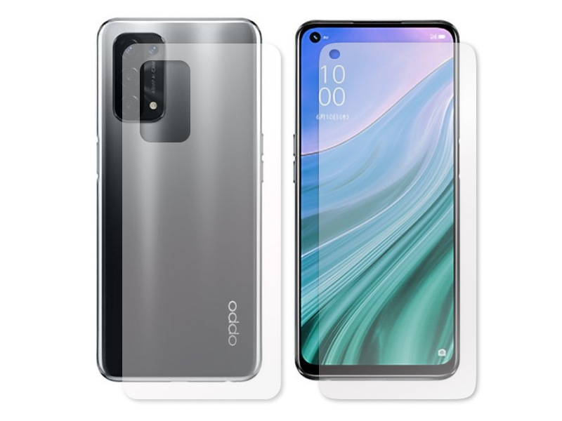 Гидрогелевая пленка LuxCase для Oppo A54 5G 0.14mm Front and Back Transparent 90347 пленка гидрогелевая luxcase для oppo a15 0 14mm front transparent 86554
