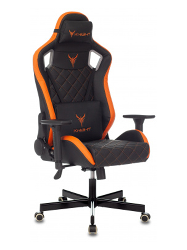 фото Компьютерное кресло бюрократ knight outrider black-orange