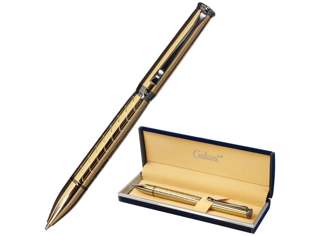 

Ручка шариковая Galant Malbrett корпус Gold, стержень Blue 143502, Malbrett