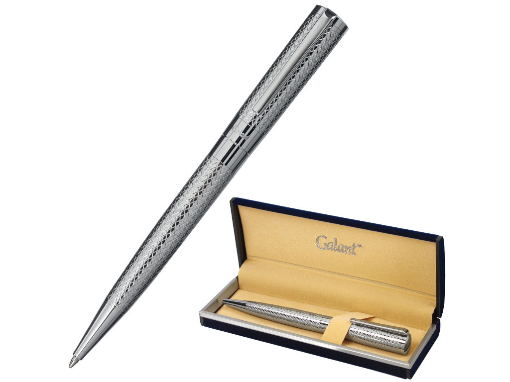 

Ручка шариковая Galant Etude корпус Silver, стержень Blue 143506, Etude