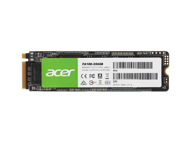 

Твердотельный накопитель Acer M.2 2280 NVMe PCIe FA100 256Gb BL.9BWWA.118, BL.9BWWA.118
