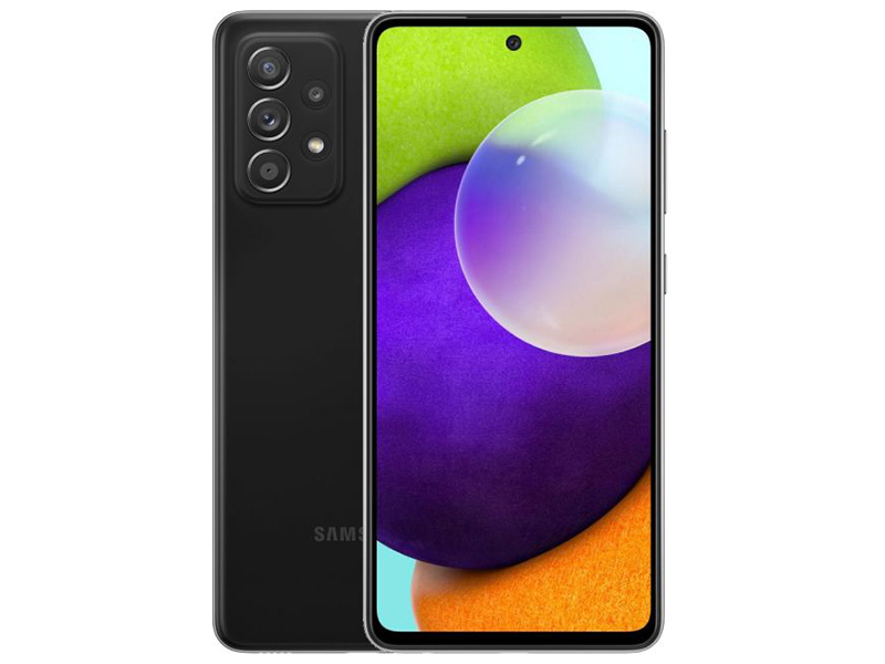 фото Сотовый телефон samsung sm-a525f galaxy a52 4/128gb black выгодный набор для selfie + серт. 200р!!!