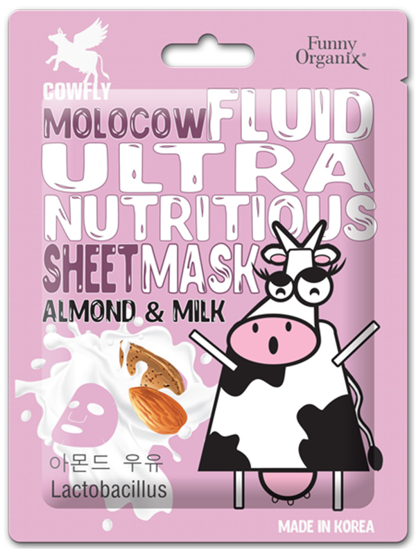 фото Маска-флюид funny organix molocow almond milk ультрапитательная 20g 5698164